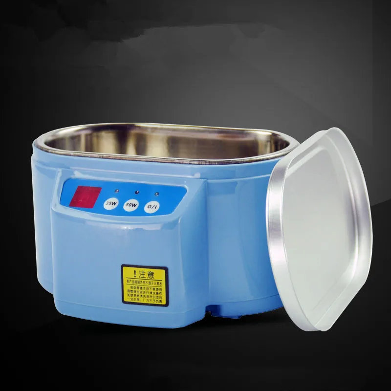 Mini Ultrasonic Cleaner Jewelry Dental Glasses Rings Wash Bath ultraschallreiniger 600ml