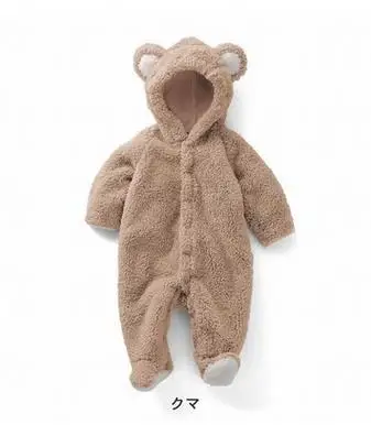 Комбинезон для маленьких девочек; комбинезон в животном стиле для маленьких мальчиков; теплая одежда для новорожденных; зимний комбинезон для альпинизма с подкладкой; C149
