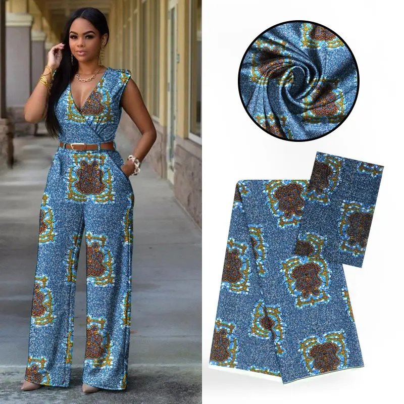 

YBG!imitated silk fabric high quality 2018 african fabric wholesale soft silk fabric for dress african print fabrics ! L91968