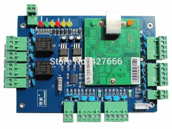 

2 Door Controller Support 4PCS RFID Reader Access Control System TCP/IP Two-Door Two-Way Access Control Panel With Free Software