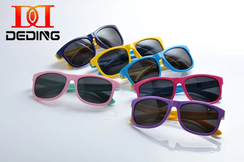 Tent DeDing chicos niñas infantiles de sol polarizadas 2016 de plástico marco Child Goggles + canal + paño limpio de soleilDD1212|lunette de|children sunglasses - AliExpress