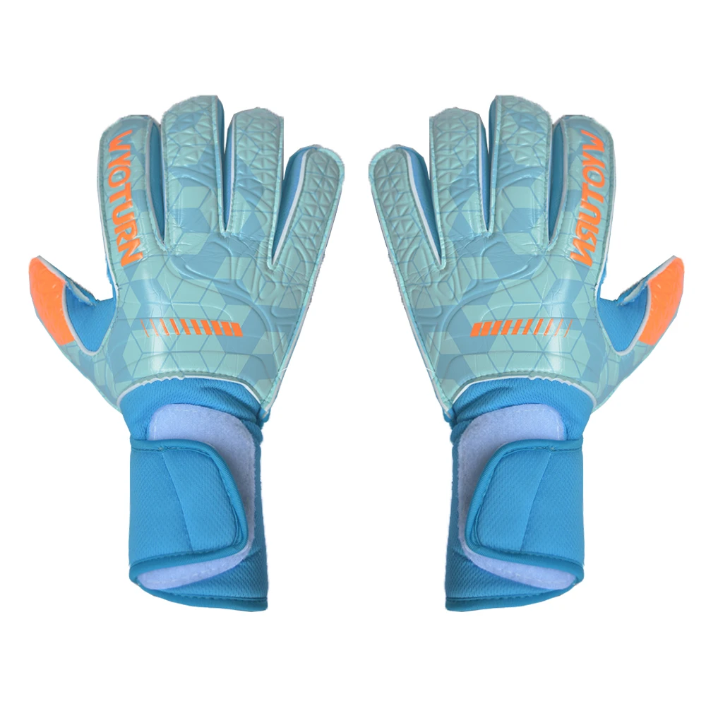 WYOTURN взрослые размер футбольные вратарские перчатки профессиональные толстые латексные футбольные вратарские перчатки с защитой пальцев