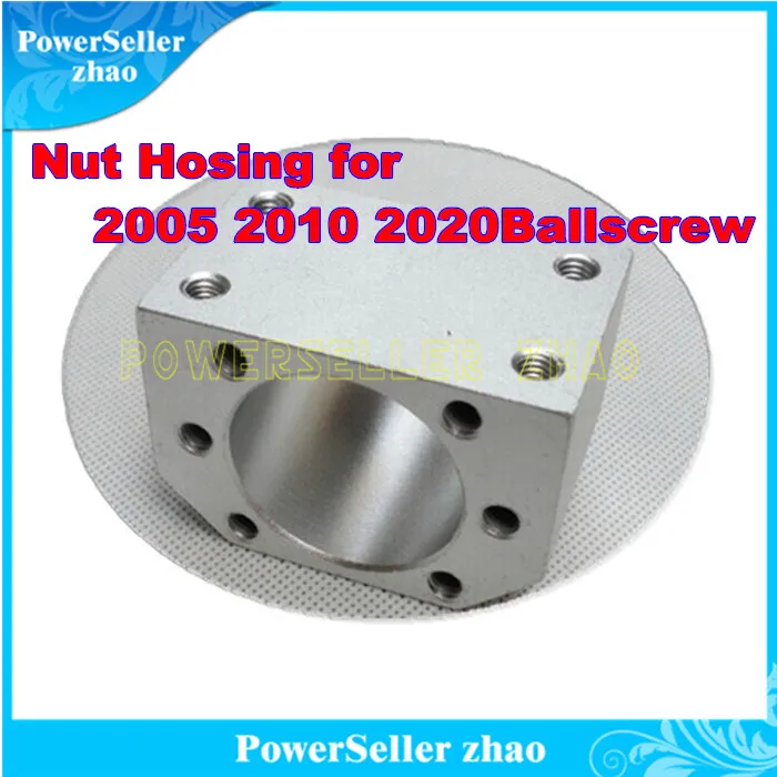 

1pcs SFU2005 ballscrew nut 20mm ball screw single nut SFU2005 SFU2010 SFU2020 Aluminium Alloy Material for 2005 ball screw