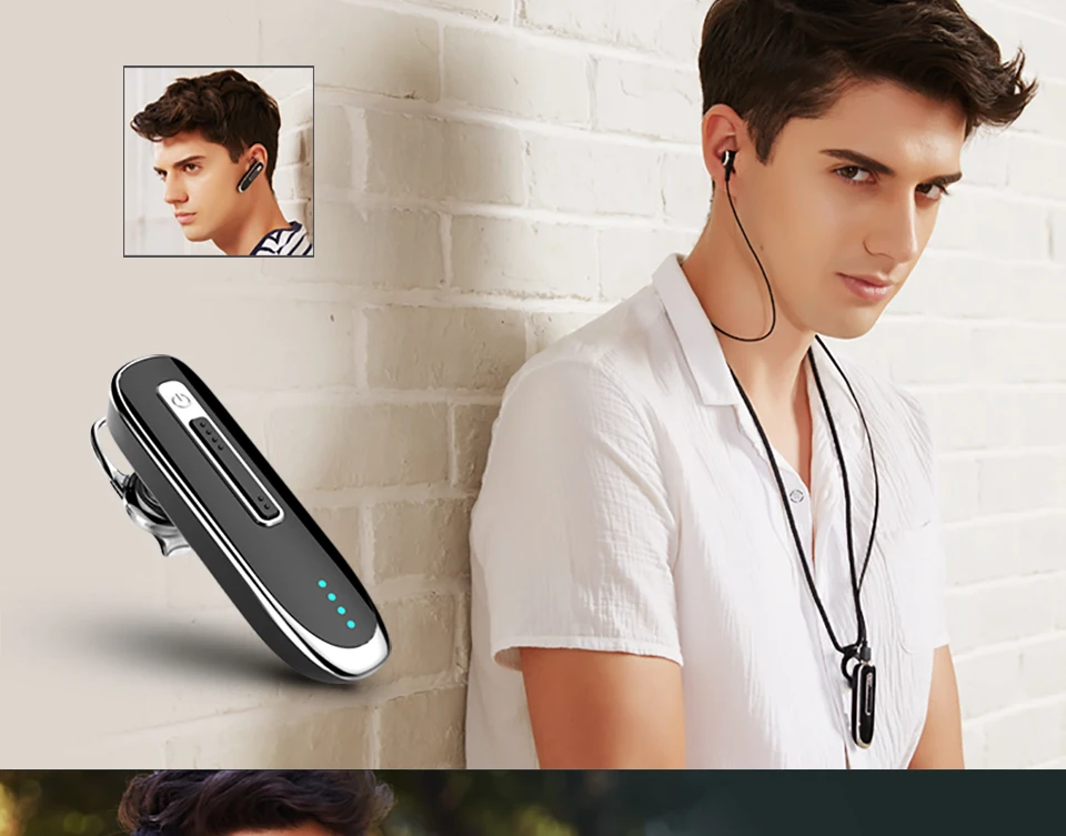 01 OASION wireless Bluetooth headset handsfree cordless sports earphones and headphone with microphone wireless earphone for phone