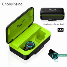 Шумоподавление i100 TWS наушники мини банк питания для мобильного телефона IOS наушники для андроида Fone Escuta беспроводной Bluetooth один наушник