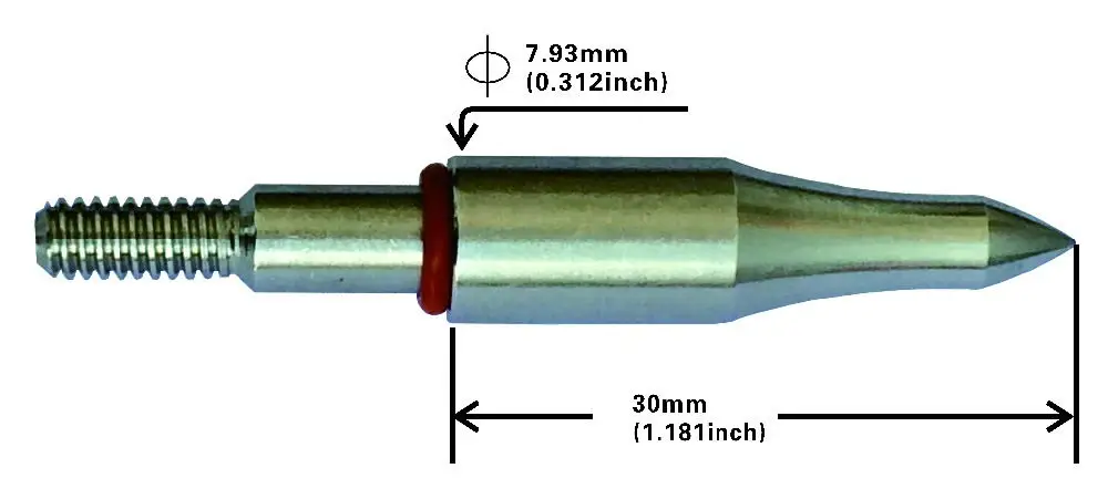 Полевые точки из нержавеющей стали OD5/16 9/32 17/64 19/64 150gn 100gn 12ps стрелы арбалет охота