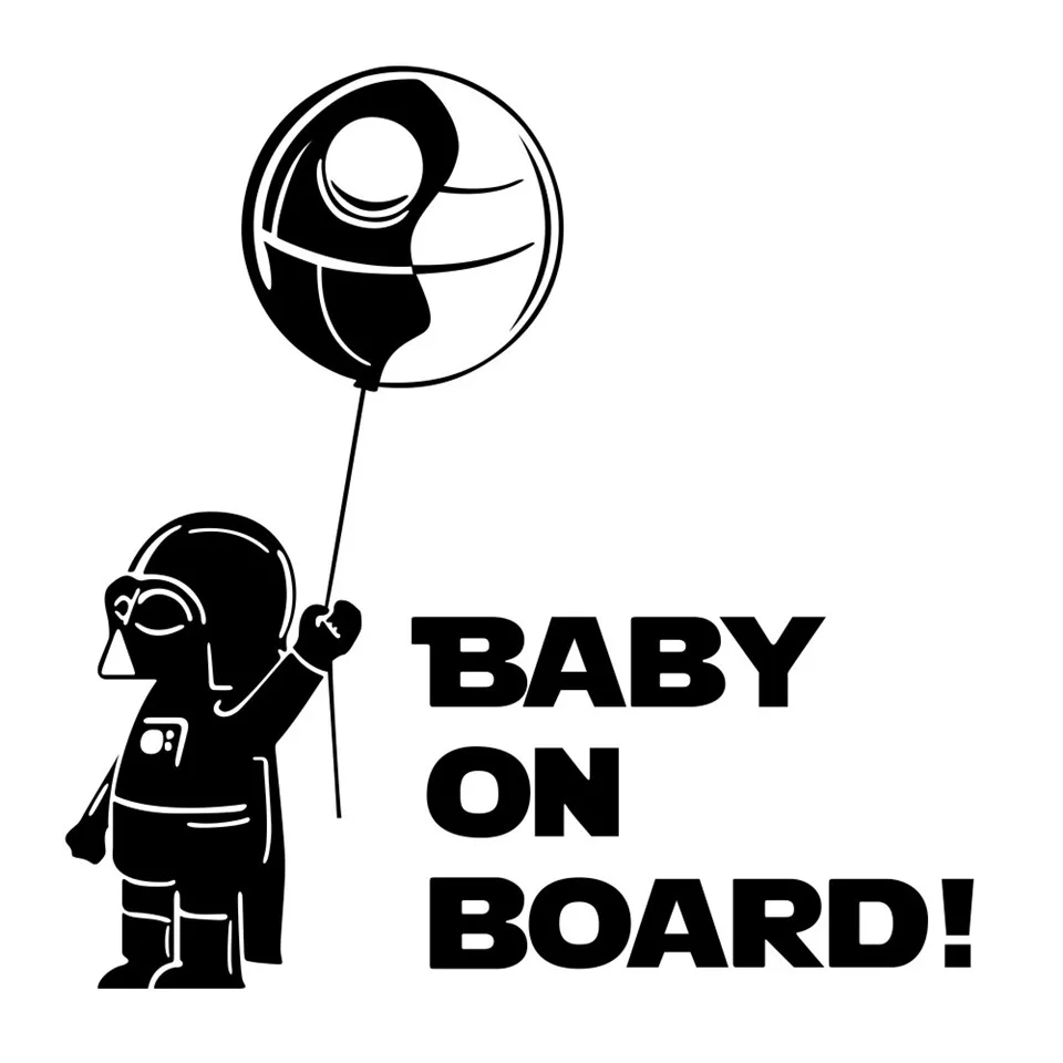 BABY ON BOARD Car Stickers 1414CM Car Body Window Decoration Stickers Car Styling Stickers and Decals (2)