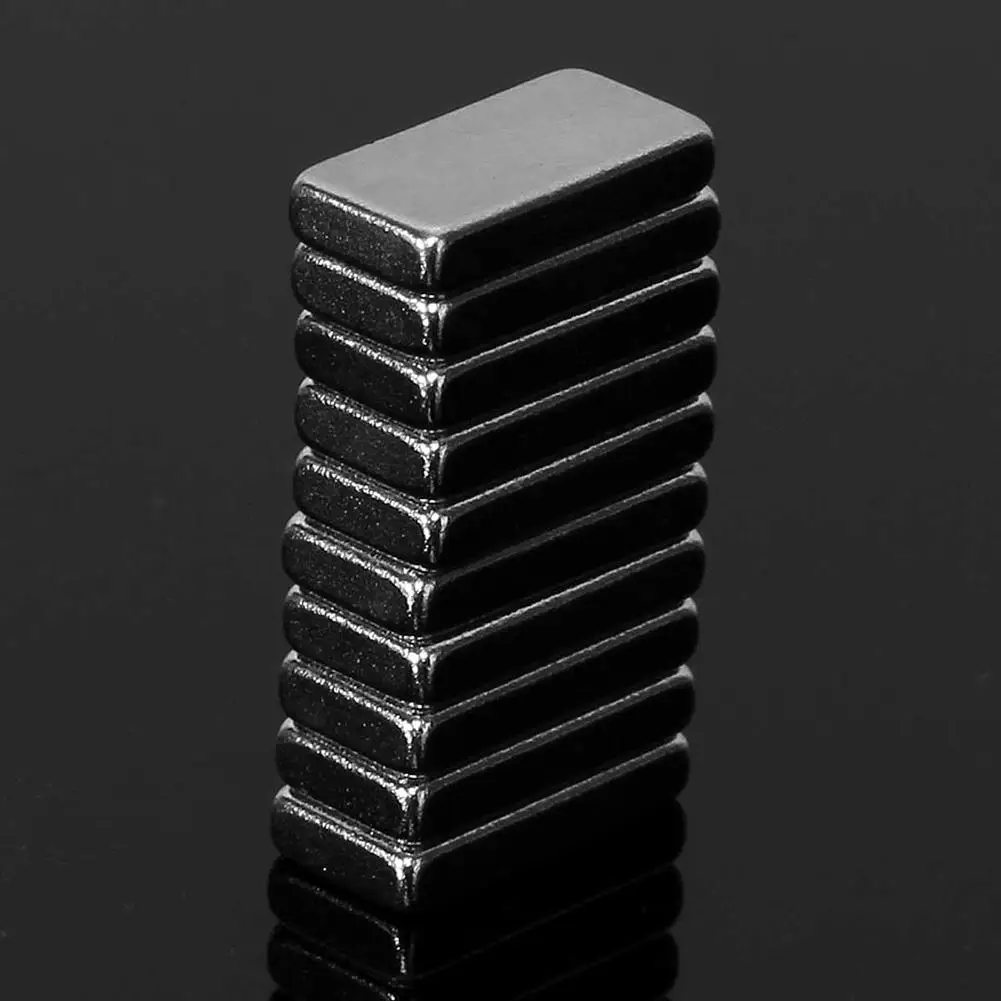

10Pcs 10x5x2mm Multipurpose Rectangle Plate Super Strong N35 Rare Earth Magnets