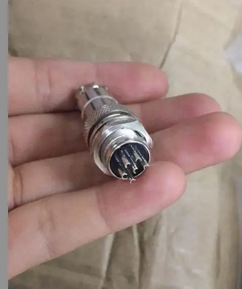6Pin 12 мм M12 мужской женский металлический разъем панели авиационный