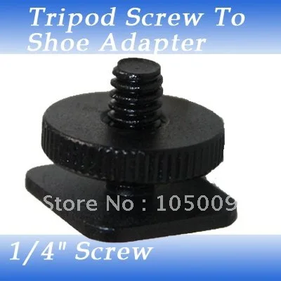 1/4&quot Tripod screw to Flash Hot Shoe Mount Adapter ring for canon nikon pentax fuji olympus camera | Электроника