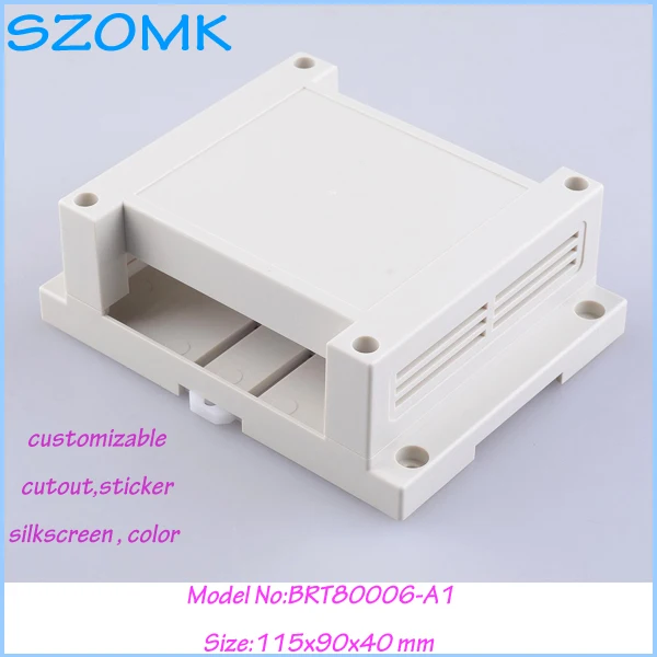 

enclosures for electronics plastic case (10pcs)115*90*40mm electrical box plastic industrial box electronic din rail project box