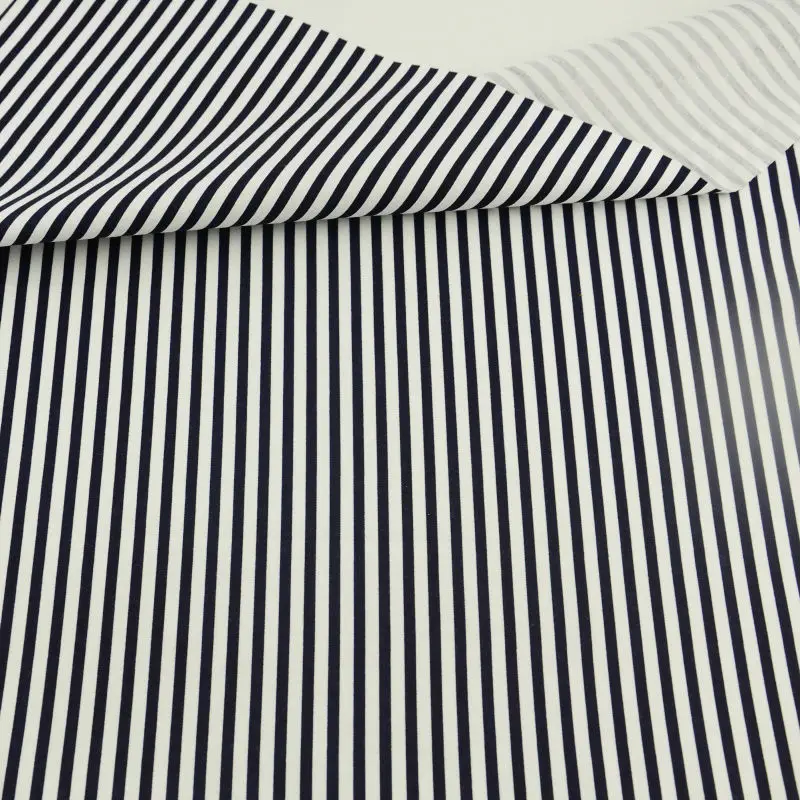 

White and Black Stripes Style Fat Quarter 100% Cotton Fabric Home Textile Tissu Art Work Children Cloth Quilting Bedding Sewing