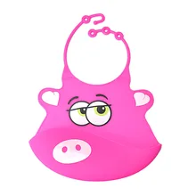 Милый мягкий силиконовый слюнявчик для малышей, водонепроницаемый слюнявчик для слюнявки, детский нагрудник для младенцев