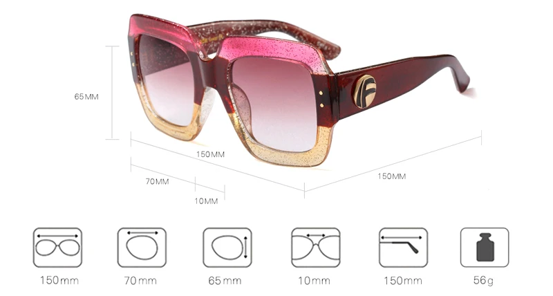 PAWXFB Новые итальянские брендовые дизайнерские Квадратные Солнцезащитные очки больших размеров для женщин и мужчин,, роскошные солнцезащитные очки Gafas de sol