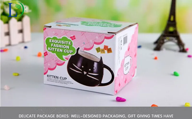 Cute Cat face  Ceramic Mugs (12)