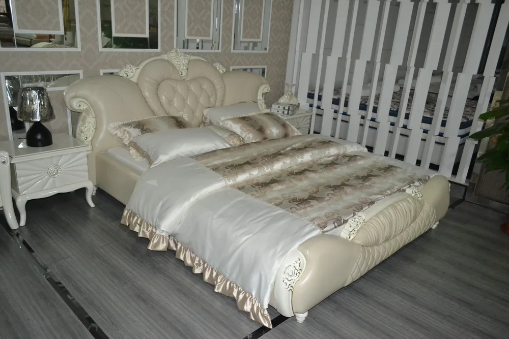 

Muebles Para Casa Para Casa Soft Bed 2019 Time-limited Rushed King No Genuine Leather Bedroom Furniture Modern Sofa Beds