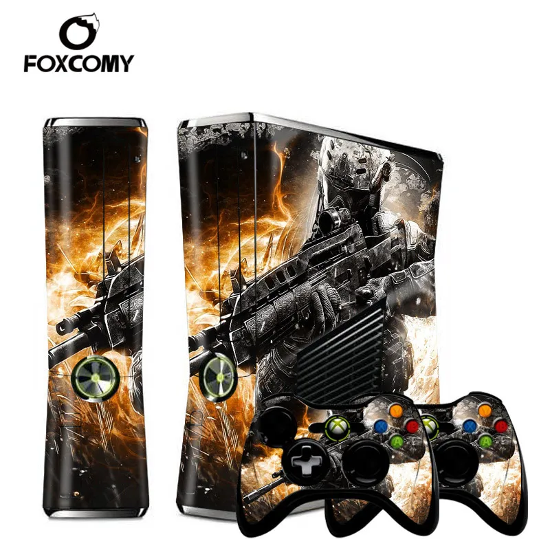

Warrior Joker Custom Man Vinyl Console Cover For Microsoft Xbox 360 SLIM Skin Stickers Controller Protective For XBOX360 S