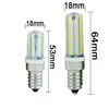 E14 15W 72 leds Support Dimmer LED Lamp Silicone Crystal Fridge Tube Refrigerator Light Indicator Corn Bulb Dimmable SMD 3014 ► Photo 3/6