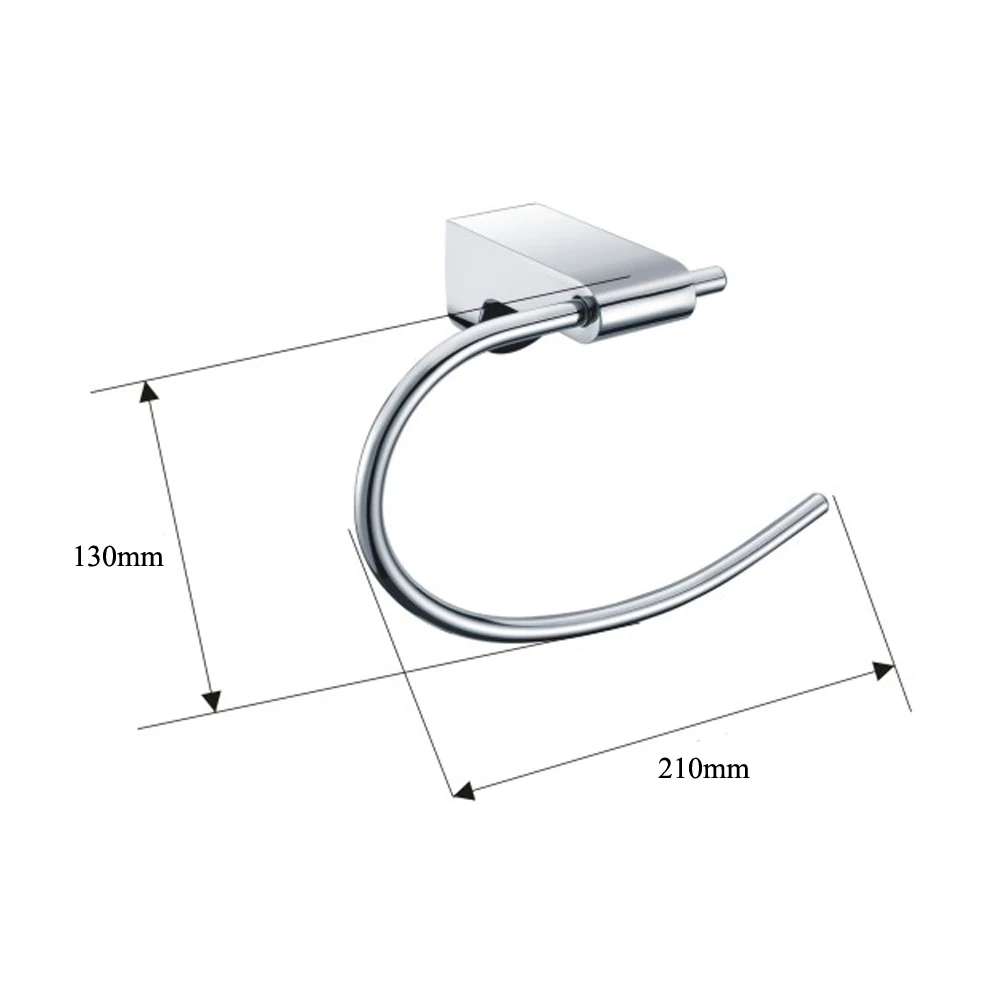 Настенный хромированный держатель для полотенец туалетной бумаги|chrome towel holder|towel