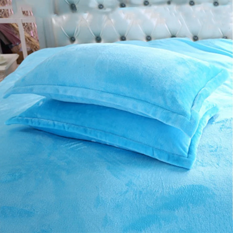 Горячая Распродажа, чехол для подушки из кораллового флиса, фланелевый однотонный чехол для подушки, 6 цветов, пригодный для использования, чехол для подушки, декоративный, для спальни, домашний текстиль
