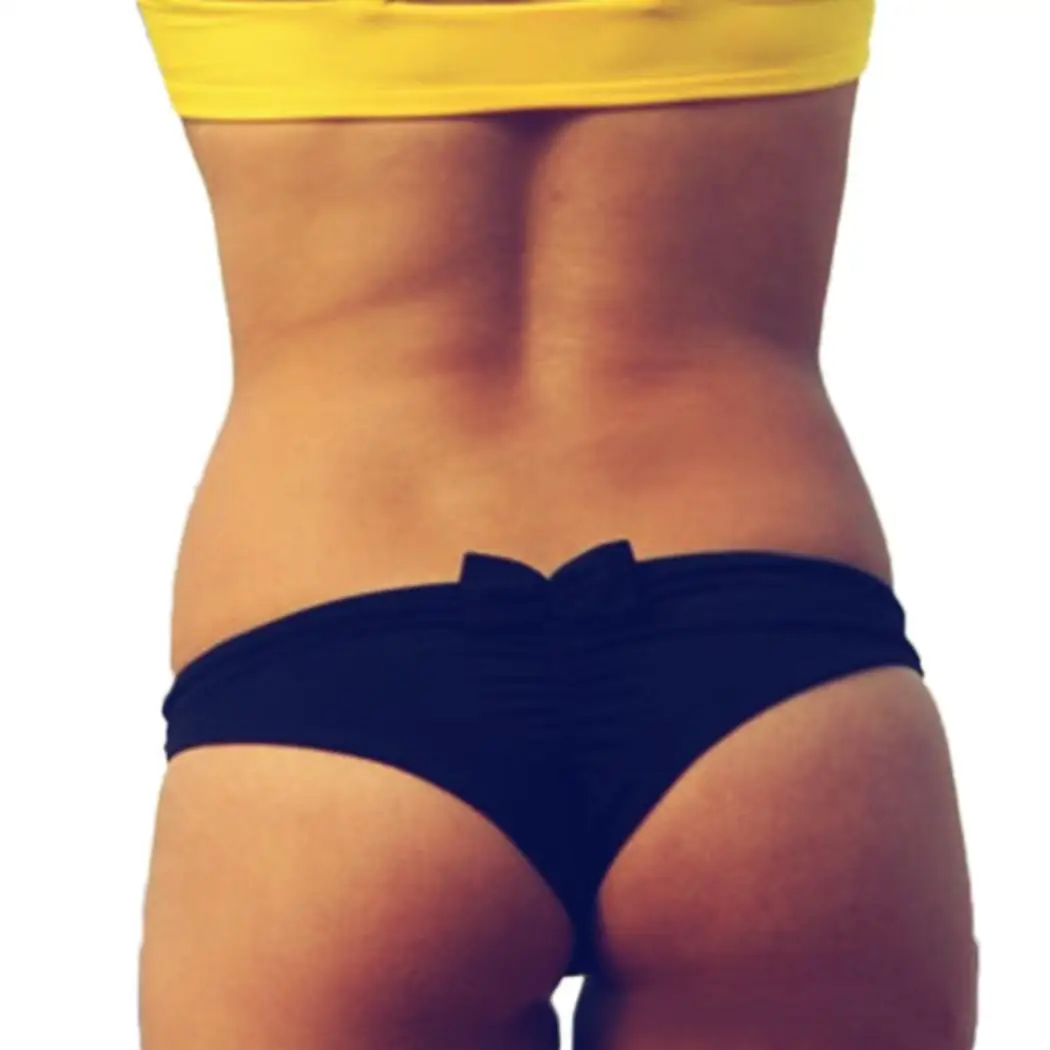 Сексуальные женские плавки-бикини, черные короткие летние бразильские плавки с бантиком и вырезом на спине, Пляжные штаны - Цвет: black