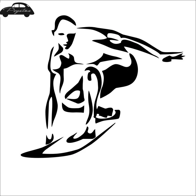 

Pegatina Surf Sticker Surfing Car Decal Posters Vinyl Wall Boat Yacht Decor Mural Sticker