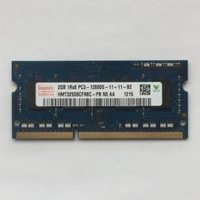Чипсет Hynix 2 Гб 1Rx8 12800S PC3 DDR3 1600 МГц 2 Гб памяти ноутбука модуль SODIMM ram