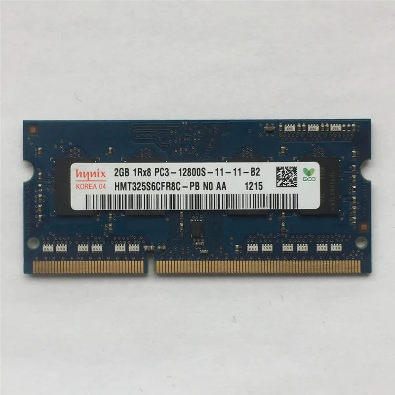 Чипсет Hynix 2 Гб 1Rx8 12800S PC3 DDR3 1600 МГц ГБ модуль памяти ноутбука SODIMM RAM|Оперативная