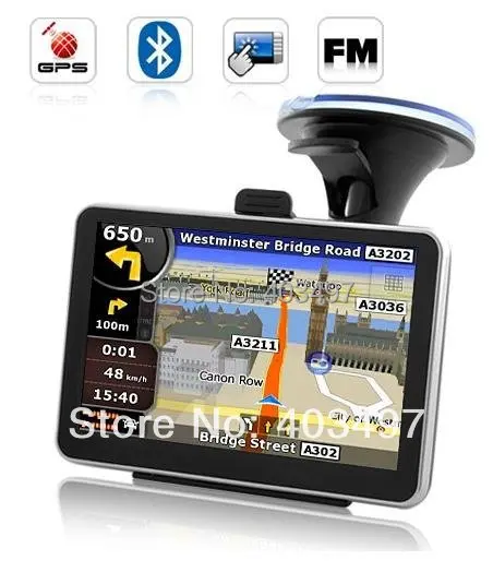 Gps навигатор 5 дюймов без Bluetooth и AV 4 Гб DDR 128 м преднагрузка Навител или полная карта