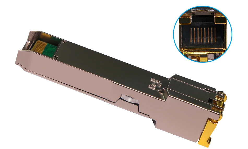 10G RJ45 медный SFP модуль приемопередатчика 10GBase-Tx Ethernet Gpon Olt Волоконно-Оптический FTTH совместимый с Cisco/Mikrotik переключатель 30m