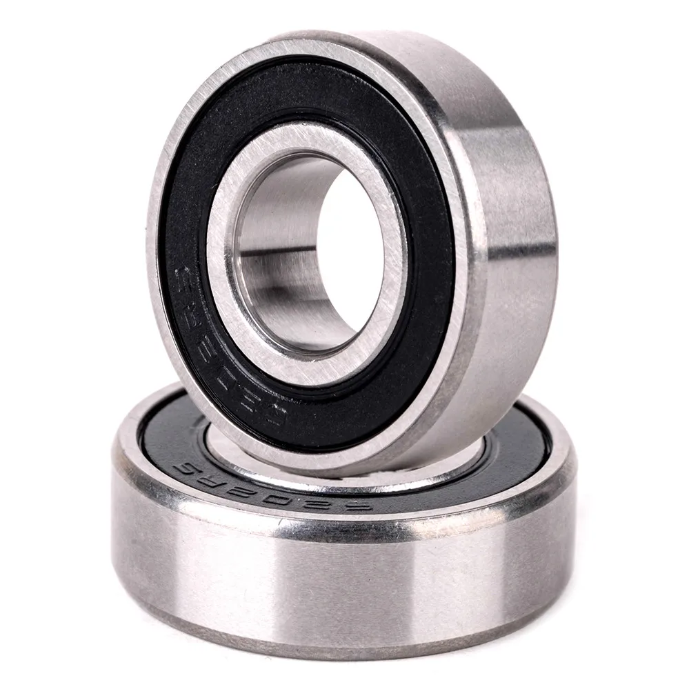 

1pc High Precision Black Silver Deep Groove Bearing 6202-2RS Mayitr Shielded Rubber Sealed Wheel Ball Bearings 15mm*35mm*11mm