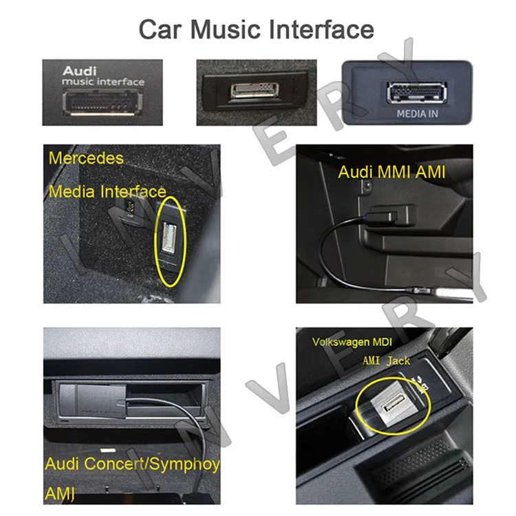 Bluetooth приемник для Mercedes. Benz Auto MDI/AMI интерфейс C63 C260 S350 E300 ML350 GLK G5