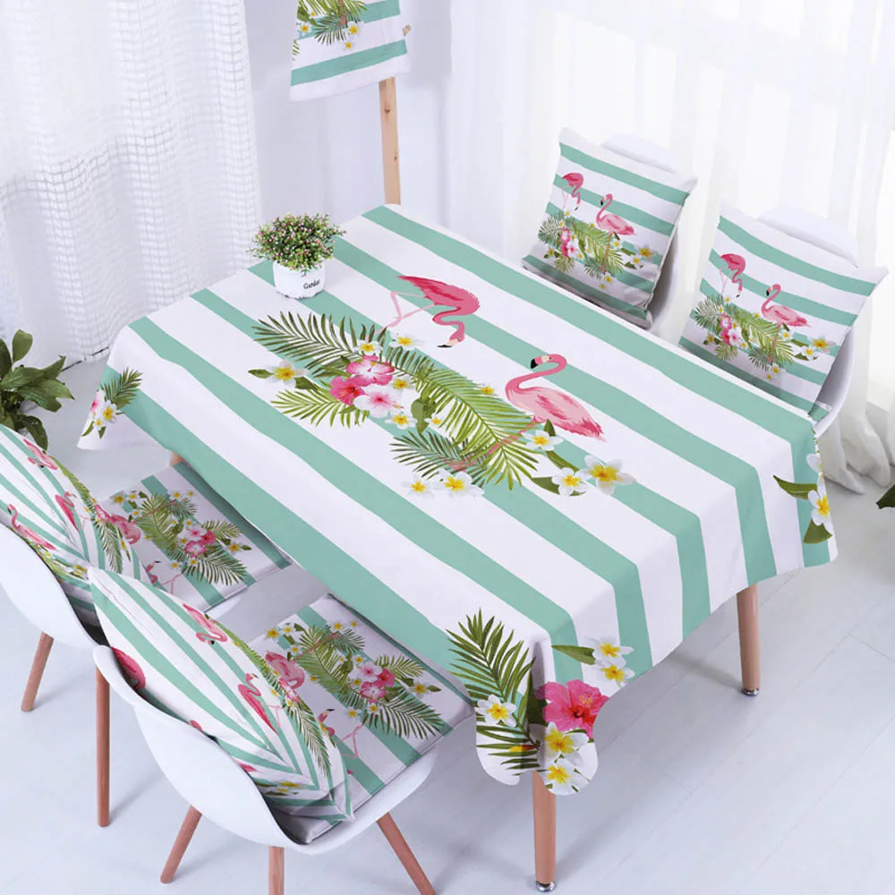 Nordic Style Printed Table Cloth Floral For Coffee Dining
