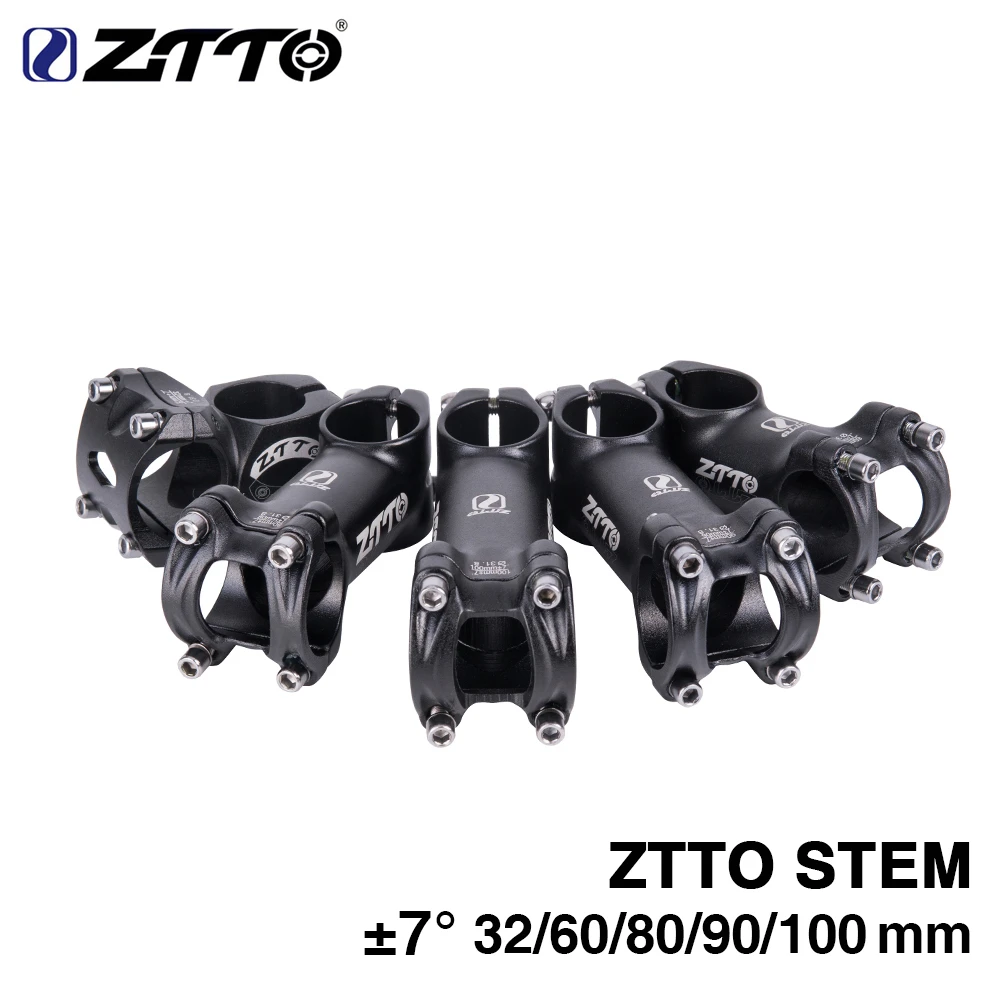 ZTTO horquilla para bicicleta de montaña y carretera, eje ligero alta resistencia de 32, 60, 80, 90, 100mm, 31,8mm, 5MM, XC AM|31.8mm stem|stem 31.8mm100mm stem - AliExpress