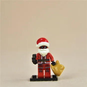 

12pieces 4.5cm Avengers Deadpool Santa Claus toys Model For Children Gift