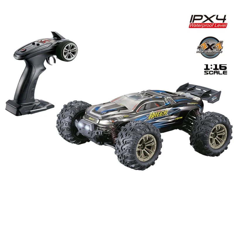 Подарок для мальчика 2,4G 4wd 40 км/ч RC Monster Truck 1/16 с пультом дистанционного управления RC Hobby Car 4x4 высокоскоростной Электрический RC автомобиль для гонок