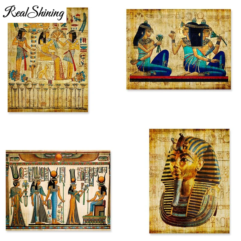 

Diamond Embroidery,Retro Egyptian King Tut Queen 5D,Full Square/round,diamond painting DIY,Rhinestone,Mosaic Cross Stitch FS4926