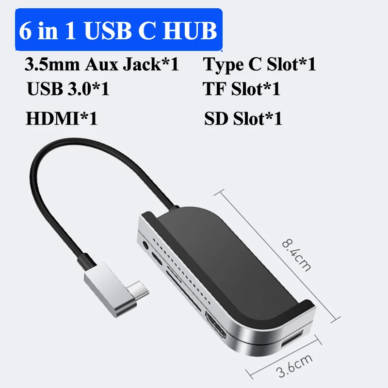 Baseus USB C HUB to Multi USB 3.0 HDMI for Huawei Matebook X Pro USB Splitter Adapter Dock for Samsung S10 S9 USB C HUB - Цвет: USB C HUB