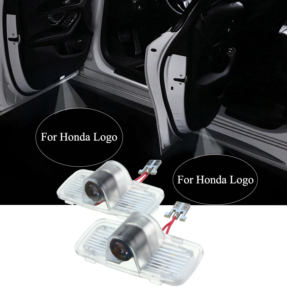 

2-40 pcs For Honda Logo LED Car Door Insignia Light Projector Laser Shadow Lamp 12V For Accord Pilot Crosstour Car Styling