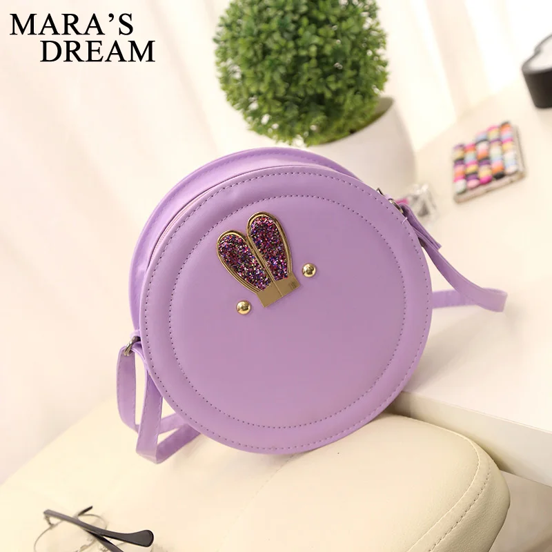 مارا حلم سيدات حقيبة آذان أرنب أكياس Crossbody للنساء السيدات لطيف حقيبة كتف التعميم الفتيات حقيبة ساع الصيف