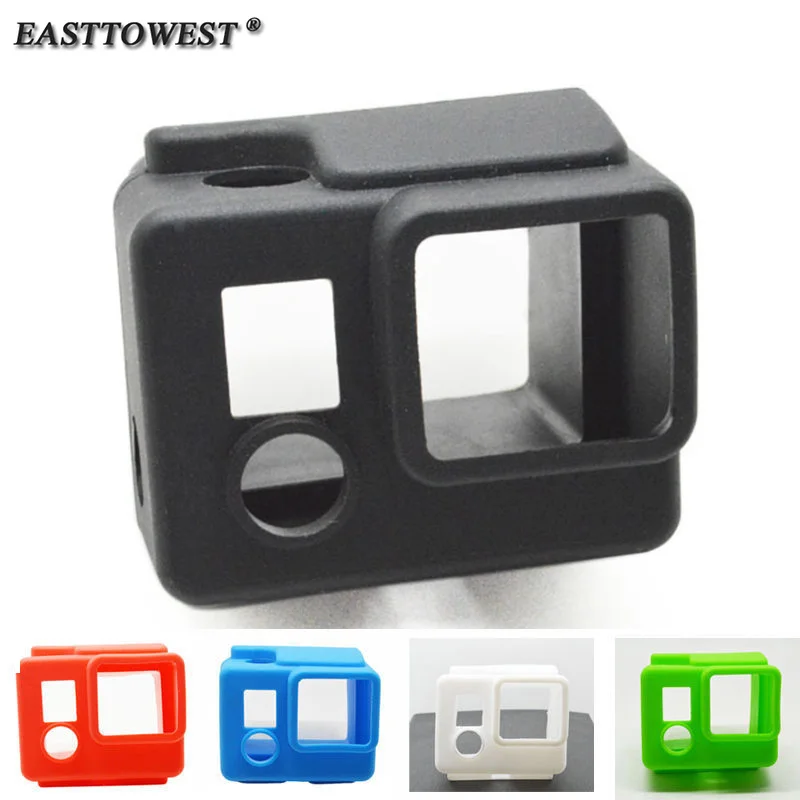 

Easttowest Go Pro Accessories Soft Rubber Housing Cover Protector Silicone Case For Go Pro Hero 3
