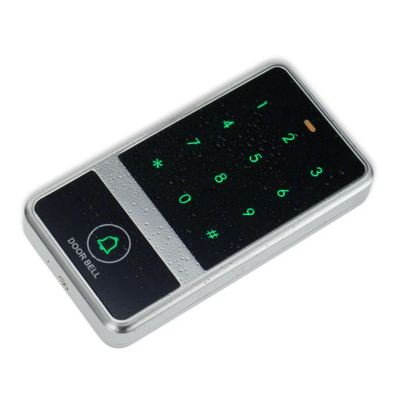 Новое поступление RFID металлическая сенсорная клавиатура цифровой дверной замок для системы контроля доступа к двери C60 модель+ 10 карт для ключей Поддержка 8000 пользователей