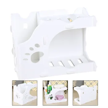 

Double layer Drain Kitchen Tableware Storage Box Bathroom Waterproof Soap Dish Cosmetic Toothbrush Storage Racks shelves