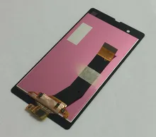 Купить Для sony Xperia Z L36H L36i C6606 C6603 C6602 C660X C6601 черный Сенсорный экран планшета Панель + ЖК-дисплей Дисплей монитора в сборе