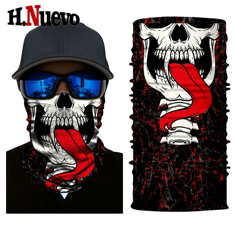 HR040243 for motorcycle skull face mask balaclava winter biker masque bandana