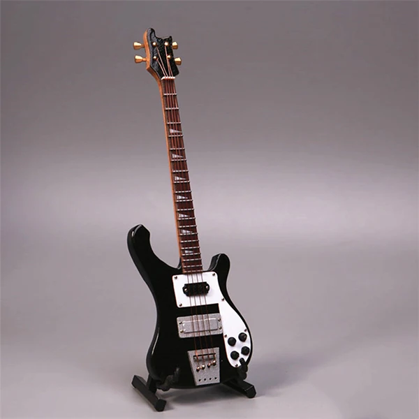 1/6 Scale Soldier Accessories Electric guitar Model Black Musical Instrument Toy 