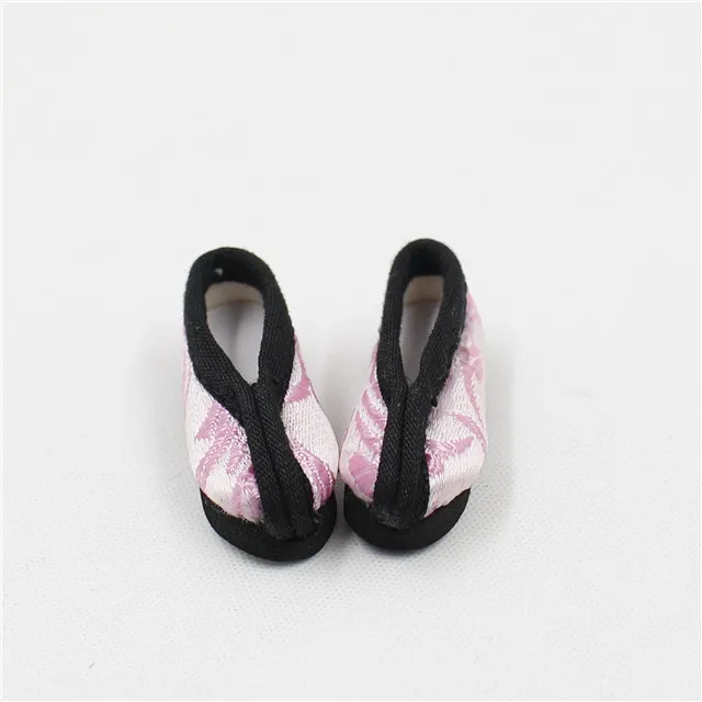 DBS shoes for Blyth doll ICY DOLL Ancient Court style Embroidery shoes suitable for 1/6 Joint body doll ICY about 3cm length 8