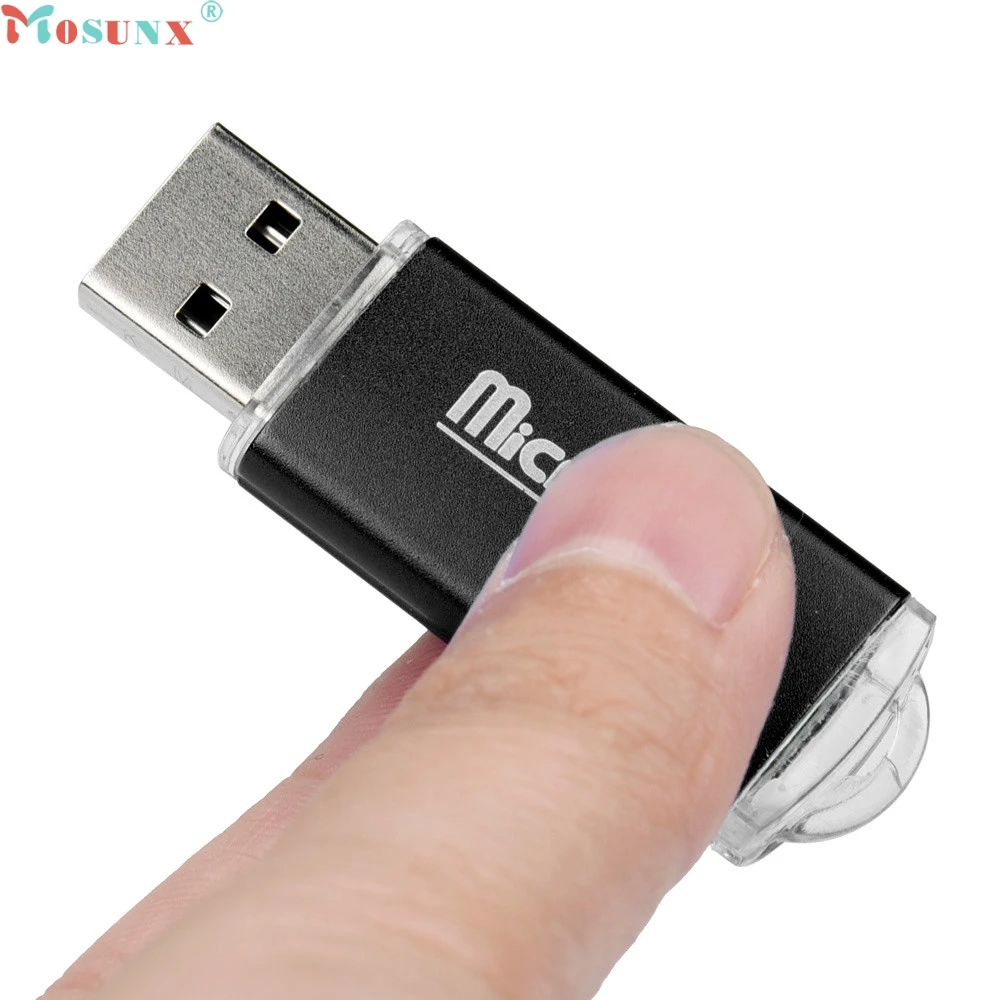 Mosunx Simplestone портативный USB 2,0 адаптер Micro SD SDHC считыватель карт памяти 0307