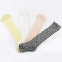 

TELOTUNY Cute Baby Toddler Girl Solid Socks Knee High Hosiery In Tube Socks Drop Shipping Z0828