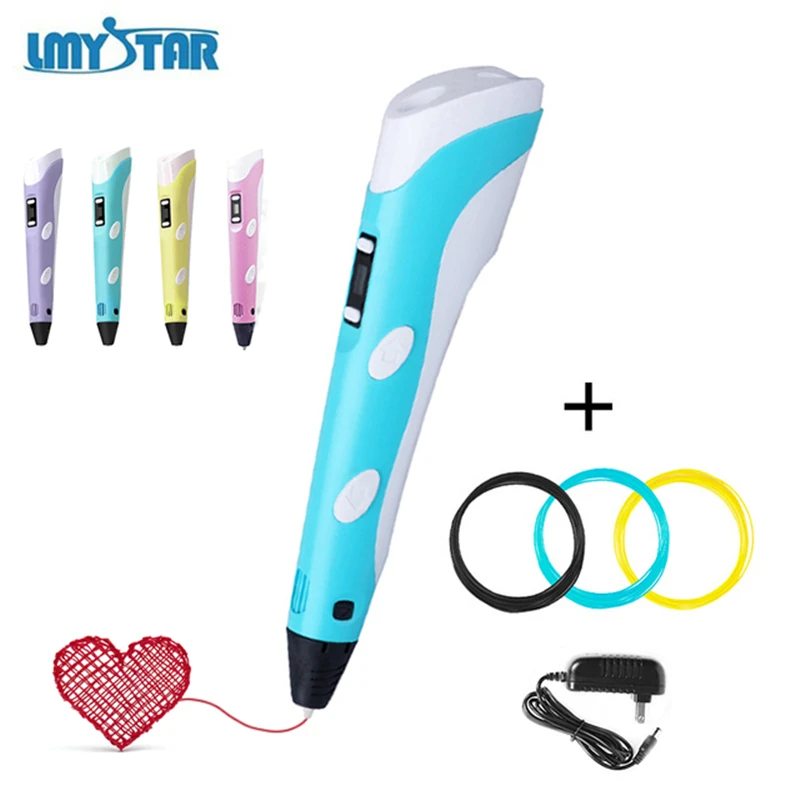 LMYSTAR 3D печать Ручка Совместимость 1 75 мм ABS/PLA нити Smart рисунок ручки со